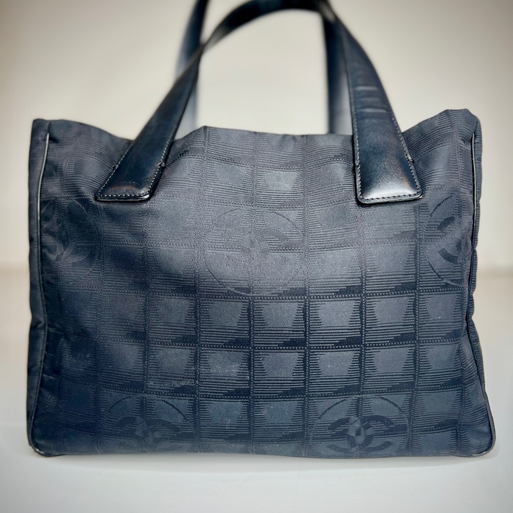 Authentic Channel New Travel Line Women's Black Tote Bag